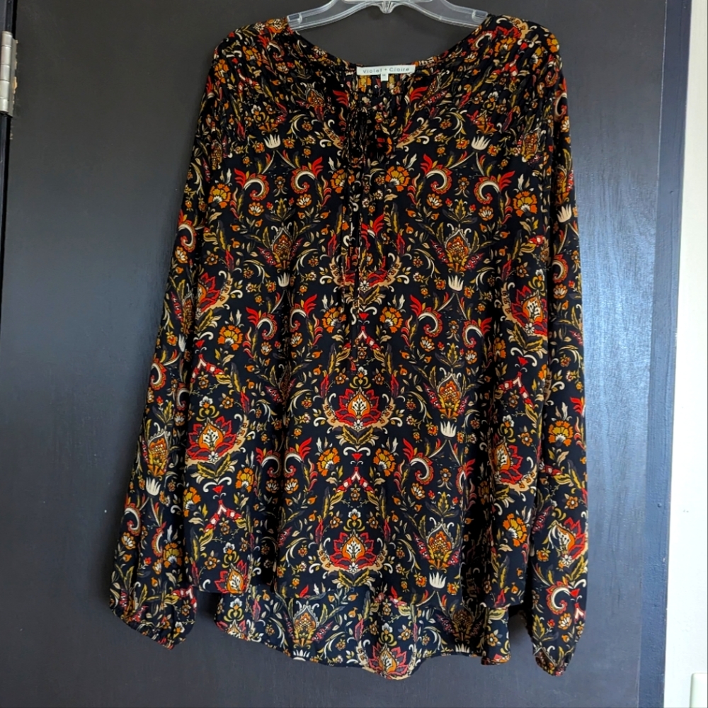 Violet and Claire Long Sleeve Top